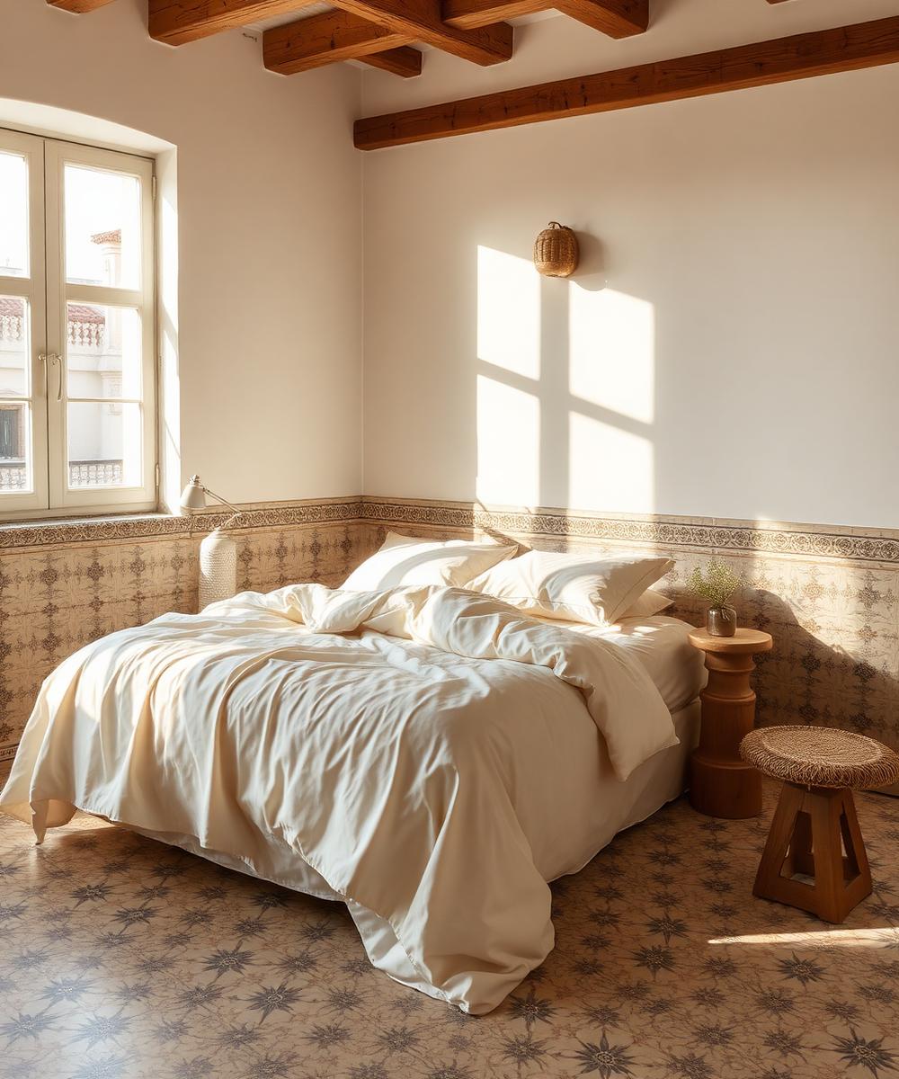 Interior premium de um alojamento gerido pela Atlantic Soul Collection